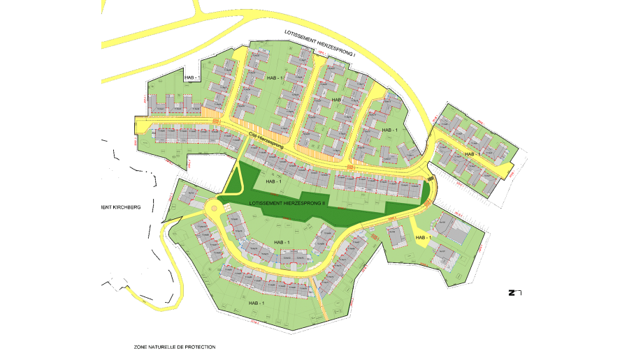 Plan d'Aménagement Particulier Cité Hierzesprong et Cité Kirchbierg à Rumelange  image